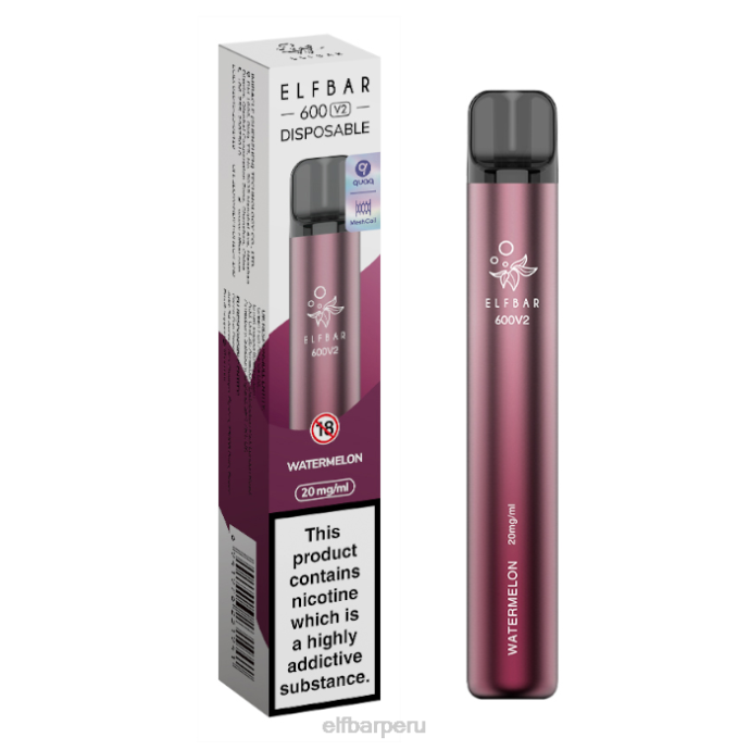 Vaporizador desechable elfbar 600v2 - 20 mg 06XD26 Rinbo nublado