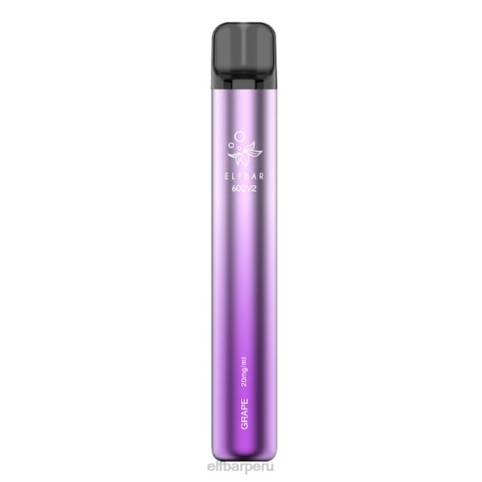 Vaporizador desechable elfbar 600v2 - 20 mg 06XD2 uva