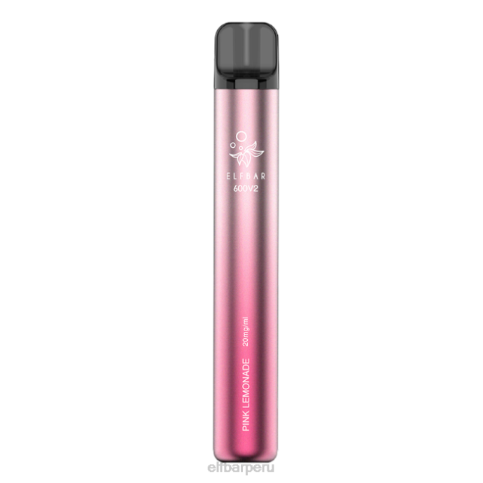 Vaporizador desechable elfbar 600v2 - 20 mg 06XD7 limonada rosa