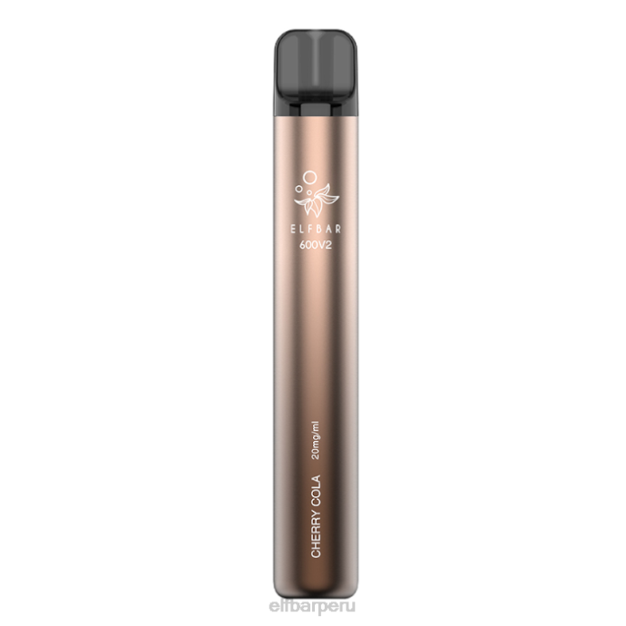 Vaporizador desechable elfbar 600v2 - 20 mg 06XD8 cola de cereza