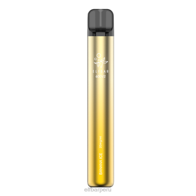 Vaporizador desechable elfbar 600v2 - 20 mg 06XD9 hielo de plátano