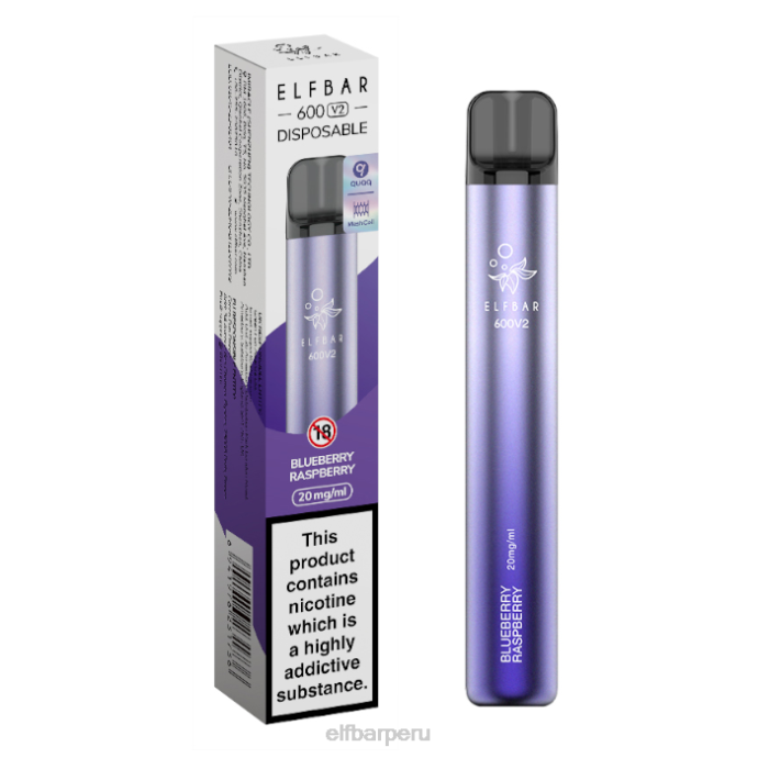 Vaporizador desechable elfbar 600v2 - 20 mg 06XD9 hielo de plátano