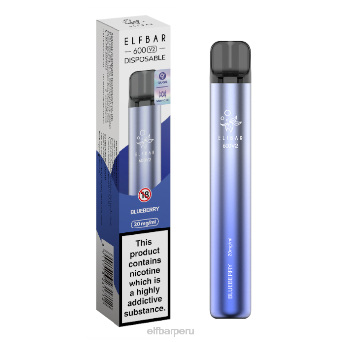 Vaporizador desechable elfbar 600v2 - 20 mg 06XD9 hielo de plátano